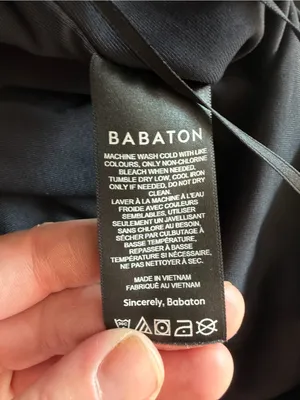 Babaton x Aritzia Contour Square Neck Long Sleeve Bodysuit Black Medium thumbnail 6