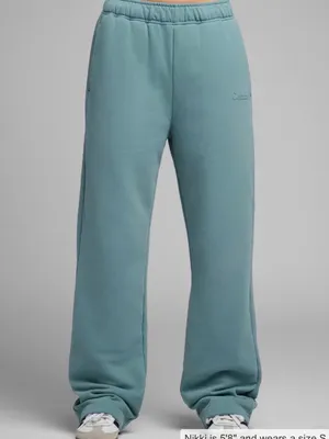 Comfort Fit Teal Track Joggers thumbnail 4