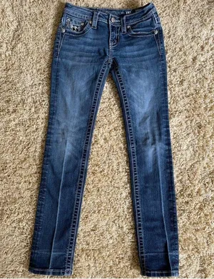 Miss Me - Low Rise Straight Leg Jean thumbnail 1
