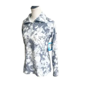 Columbia Active Fit Artic Air Fleece NWT Flannel Pullover Size Medium Grey Camo thumbnail 4