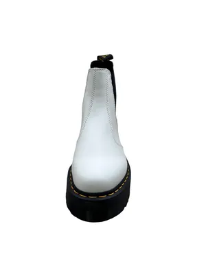 Dr Martens Size 9 Combat Boots 2976 YS Punk Goth Platform White thumbnail 4