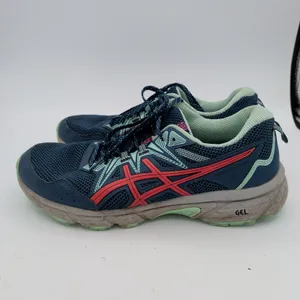 ASICS Gel-Venture 8‎ Womens Trail Running Shoes Blue Pink 1012B230 Size 10 thumbnail 2