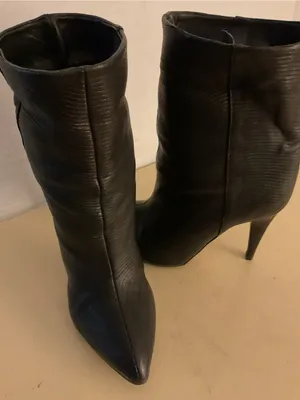 Loeffler Randall women Black Pointed Stiletto Ankle Emory Wave Boots US 6 thumbnail 7