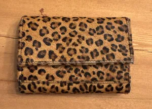 Cheetah Print Wallet Brown thumbnail 1