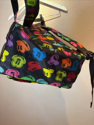 New Disney Parks Disneyland Rainbow Mickey Faces Backpack Adult Large NWOT thumbnail 6