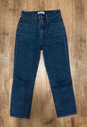 Madewell |‎ Women's The Perfect Vintage Medium Wash High Rise Tapered Jeans, 25 thumbnail 1