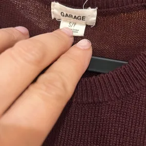 Garage Burgundy Cold Shoulder Knit Dress thumbnail 2