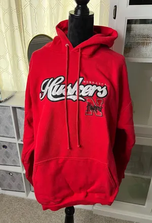 Nebraska UNL Cornhuskers Pullover Sweatshirt Hoodie thumbnail 1