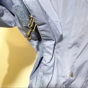 Patagonia Womens Small Blue Vented Breathable Full‎ Zip Hooded Light Weight thumbnail 2