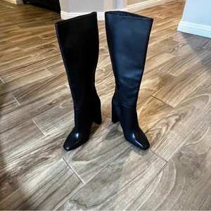 Steve Madden NWOB Ally black boots SIZE 10 thumbnail 3