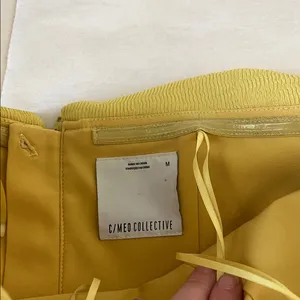 C/MEO Collective Mustard Strapless Mini Dress thumbnail 4