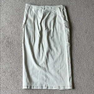 Stylish Cream Button-Front Skirt thumbnail 5