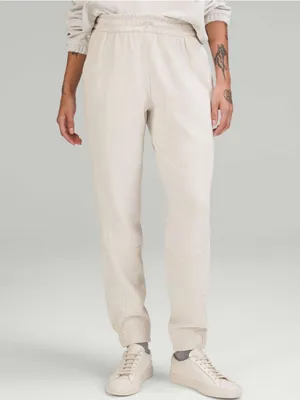 Lululemon Brushed Softstreme Ribbed High-Rise Jogger White Opal thumbnail 4