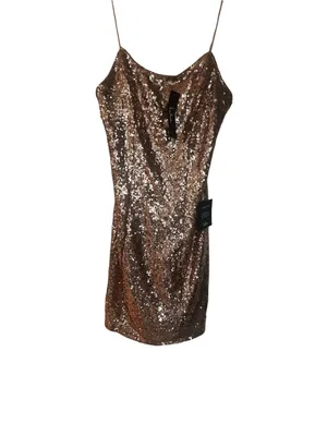 Lulu's Bring It Rose Gold Sequin Mini Slip Bodycon Dress thumbnail 7