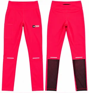 The North Face Trail Running Leggings Hot Pink/Coral Mesh Pocket Women’s M thumbnail 1