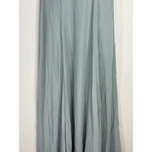 Show Me Your Mumu Jenn‎ Maxi Dress in Silver Sage Crisp Blue V Neck| XXS | NWT thumbnail 4