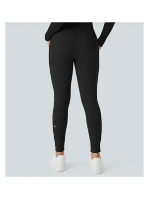 Halara nwt XS Womens Black Drawstring Joggers XS Nylon & Elastane thumbnail 2