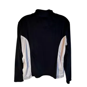 Nike Jacket Women Sz Large Swoosh Quarter Zip Pocket Light Dri Fit Run Gym Core thumbnail 2
