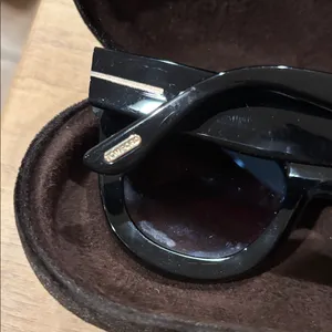 Tom Ford Black Karina Cat Eye Sunglasses thumbnail 4