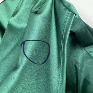 Emerald Sundae Dress One Shoulder Juniors L Green Satin Stretch Party NEW READ thumbnail 5