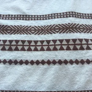 Aerie Brown & Cream Geometric Boho Open Back Sun Dress thumbnail 5