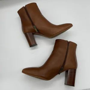 Aquatalia Florita Leather Ankle Boots - Brown - 8.5 thumbnail 10