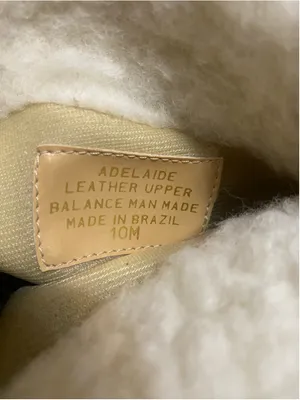 Vintage Liz Claiborne Leather Boots Slouch Knee High Cream Faux Fur Y2K Indie 10 thumbnail 8