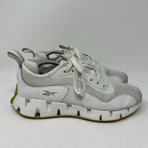 Reebok Zig Dynamica STR Women's‎ Running Shoes Size 7.5 Chalk White Gum Athletic thumbnail 2