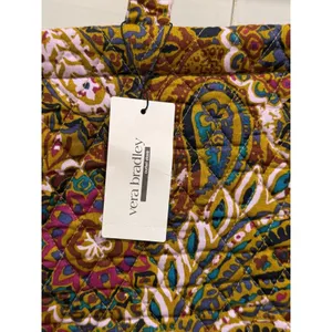 NEW $95 Vera Bradley Small East West Tote Buta Spray Paisley Quilted Cotton thumbnail 2