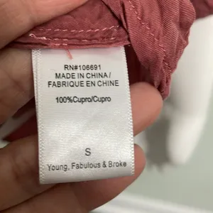 Revolve Young Fabulous & Broke Cupro Top thumbnail 4