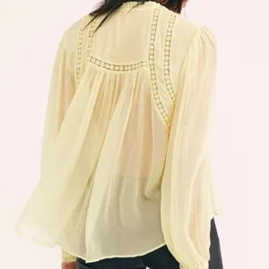 Area Stars Sheer lace long sleeve blouse thumbnail 2