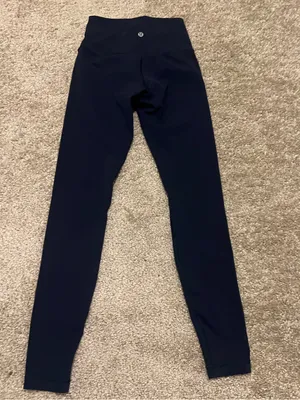 Lululemon‎ wunder under high rise legging 28” Luxtreme true navy size 2 thumbnail 5
