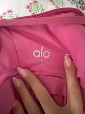 ALO Yoga Alosoft Courtside Tennis Dress Paradise Pink SMALL thumbnail 4