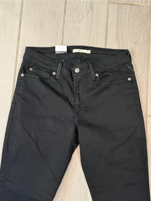Levi's Black High-Rise Skinny Jeans for Women thumbnail 5