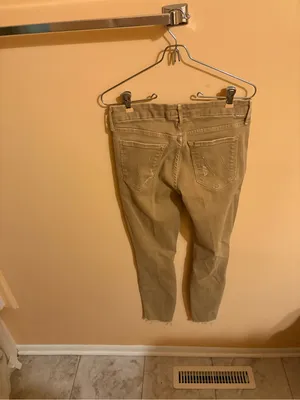 Mother Looker Ankle Fray Jeans in Blow Out Coast Point thumbnail 4