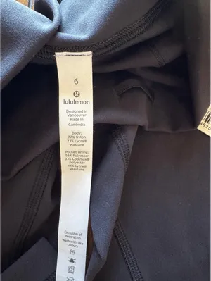 Lululemon Wunder Train High Rise 25” Black Size 6 NWT thumbnail 6