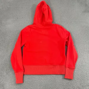 American Eagle Fleece Hoodie Women XL Infrared Lined Y2K‎ Full Zip thumbnail 5