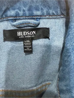 Hudson NWOT the Classic fitted trucker jacket sz l/xl thumbnail 4