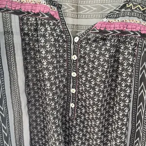 Free‎ People "Feather in the Wind" Sheer Boho Airy Embellished Tunic Size S thumbnail 4