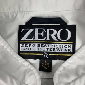 Zero Restriction Jacket Womens‎ Large Gray Microfiber Golf Windbreaker USA Made thumbnail 4