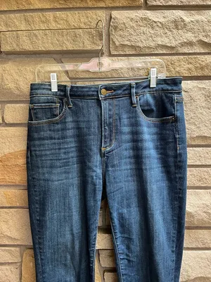 Sundance Driftwood Audrey Straight Leg Jeans Dark Denim Size 30 thumbnail 5