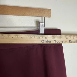 FIGS Pants ladies Large Burgundy Technical Collection Scrub pants Workwear thumbnail 4