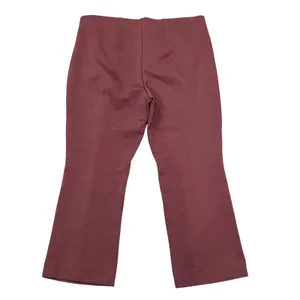 Maeve Anthropologie XLP Burgundy Pull-On Trouser Pants Petite Stretch thumbnail 2