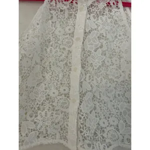 ZARA White Floral Lace Sleeveless Button Down Cropped Top Shirt XS‎ thumbnail 3