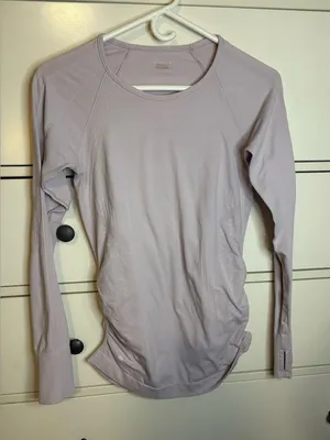 Athleta Long Sleeve Top purple small thumbnail 1