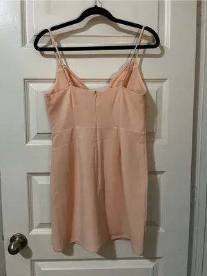 Kimchi Blue Blush Pink Spaghetti Strap Mini Dress Sz 6 UO NWT thumbnail 7