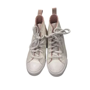 Size 7.5 Converse Perfect is Not Perfect White Leather High Top womens Sneakers thumbnail 6