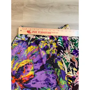Maeve‎ Mini Skirt Multicolor S Womens Floral Silk Smocked Waist Casual thumbnail 5