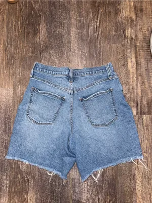 High Rise Vintage Straight Shorts thumbnail 6