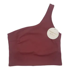 PLAYGROUND ACTIVE Tank Sports Bra Size Small One Shoulder Cali Cropped NWT Gym thumbnail 3